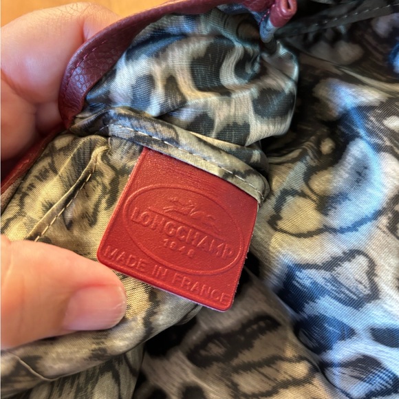 Longchamp womens Gatsby leather lined crossbody strap tote shoulder bag - Picture 7 of 8